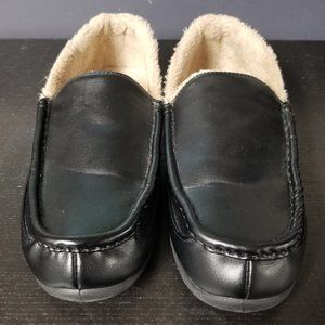 Deer Stags Spun Black Vega Slippers